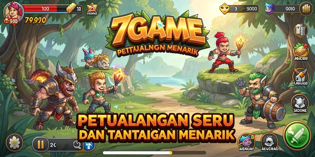Gameplay seru dan menantang di dunia petualangan 7GAME.