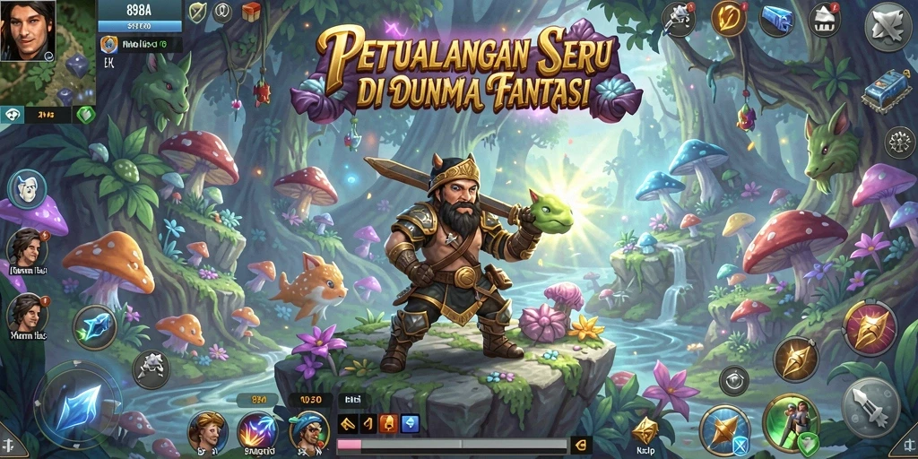 Tampilan gameplay 898A yang memukau dan penuh petualangan.