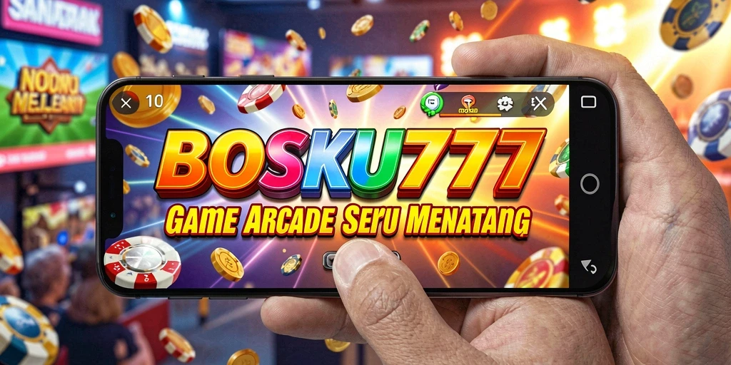 Tangkapan layar gameplay BOSKU777 yang menampilkan aksi seru di game Arcade.