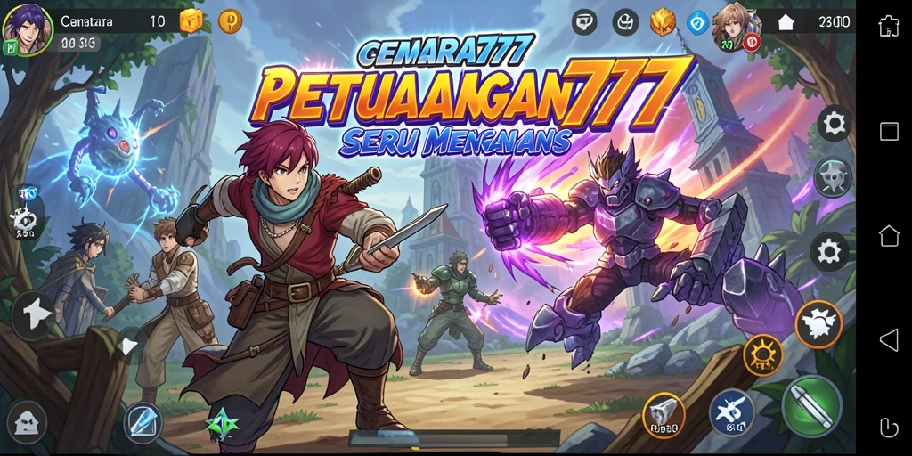 Tangkapan layar CEMARA777 menampilkan aksi seru dalam dunia Anime.