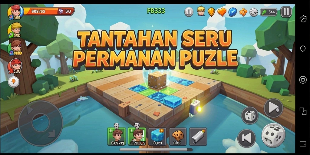 Gameplay seru FB333 dalam menyelesaikan teka-teki Puzzle yang menantang.