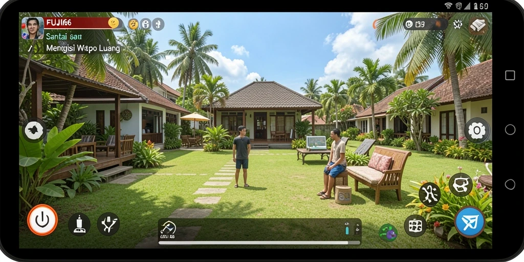 Gameplay menyenangkan dari FUJI66 dengan grafis ceria.