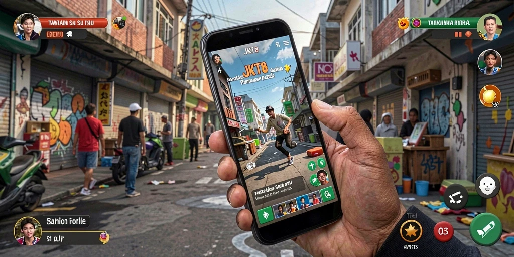 Gameplay Puzzle seru di JKT8 dengan tantangan menarik.