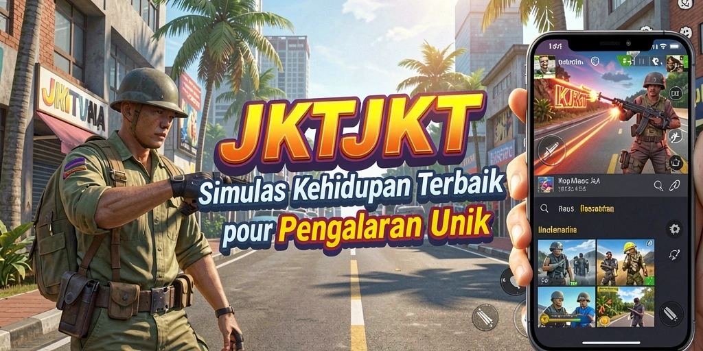 Tampilan gameplay JKTJKT yang menakjubkan dan interaktif.