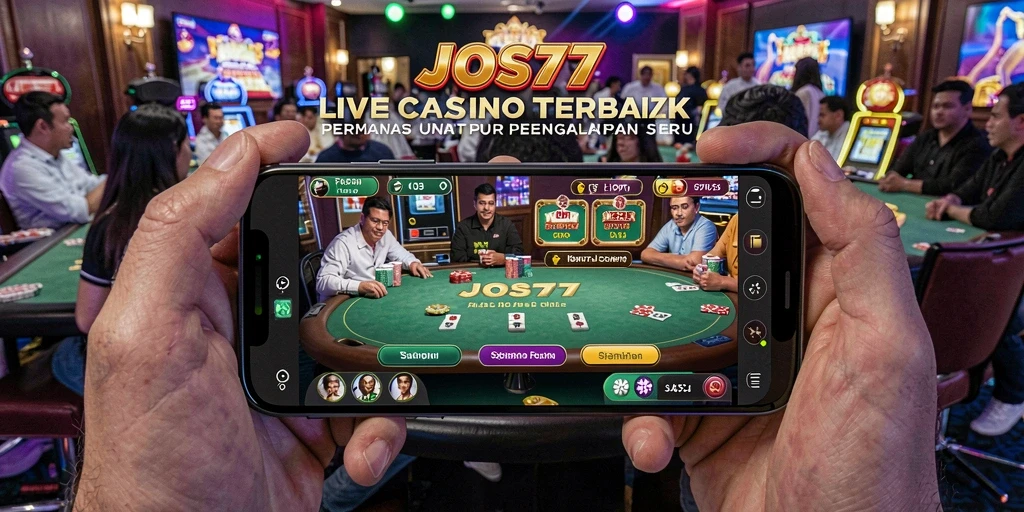 Tampilan menarik dari gameplay Live Casino di JOS77.