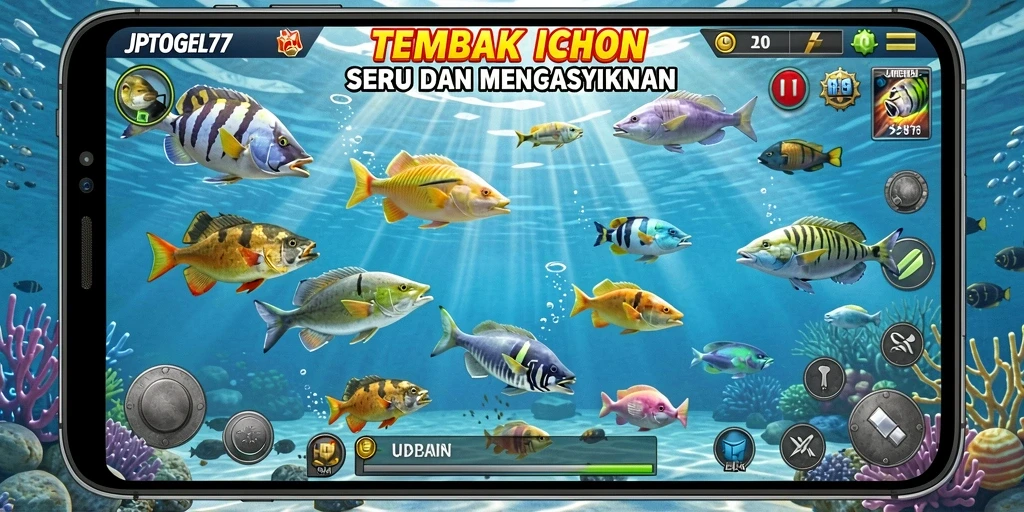 Tampilan gameplay JPTOGEL77 yang menarik dan penuh warna.