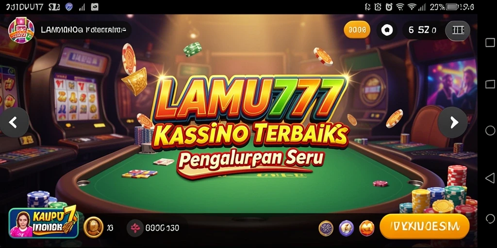 Screenshot LAMPU777 menunjukkan gameplay mendebarkan di kasino virtual.