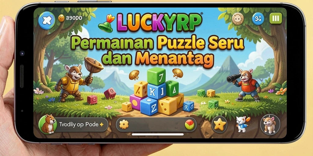Tampilan gameplay LUCKYRP yang menarik dan seru.