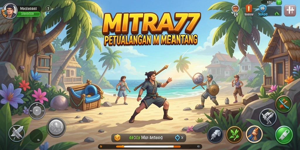 Tampilan gameplay MITRA77 menampilkan petualangan seru yang penuh tantangan.