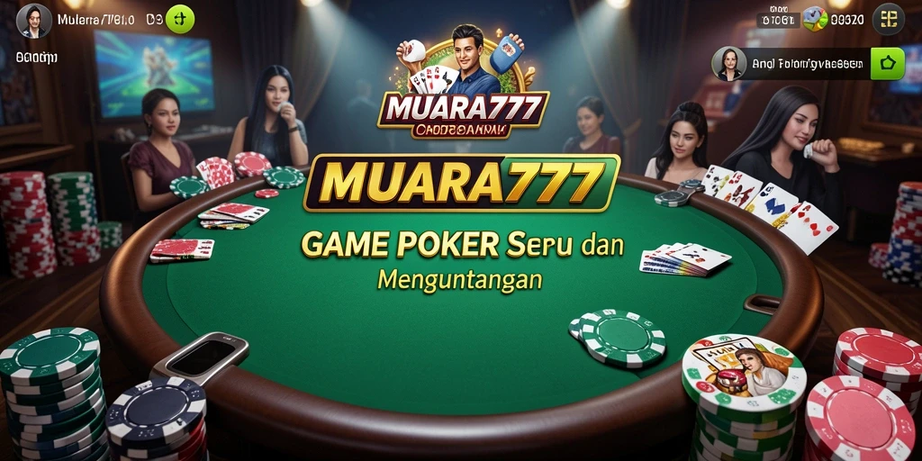 Tampilan gameplay seru di MUARA777 saat bermain Poker.