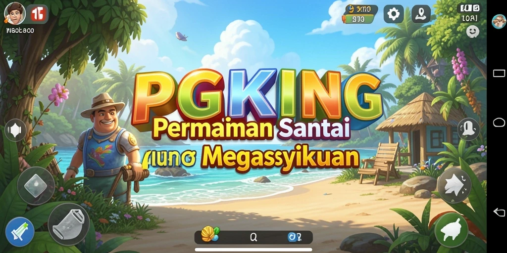 Screenshot gameplay PGKING yang menunjukkan keseruan bermain.