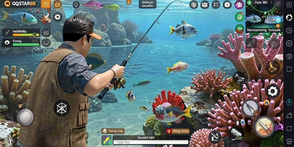 Tangkapan ikan di gameplay QQSTAR88 yang seru dan menantang.