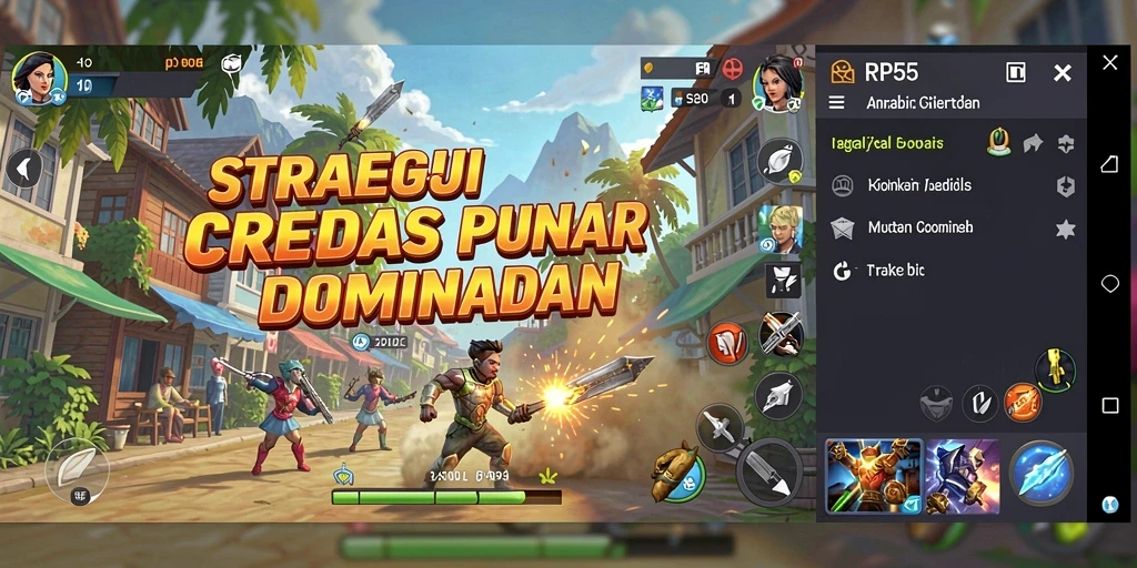 Tampilan gameplay RP55 yang menegangkan dan strategis.