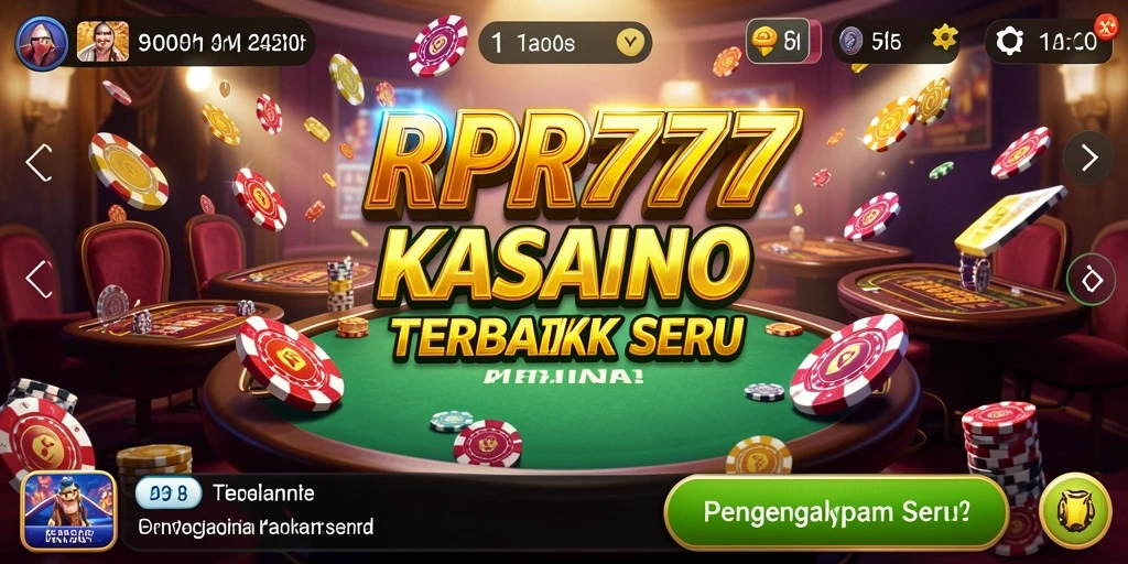Tampilan cantik dan mendebarkan dari permainan Kasino RPRP777.