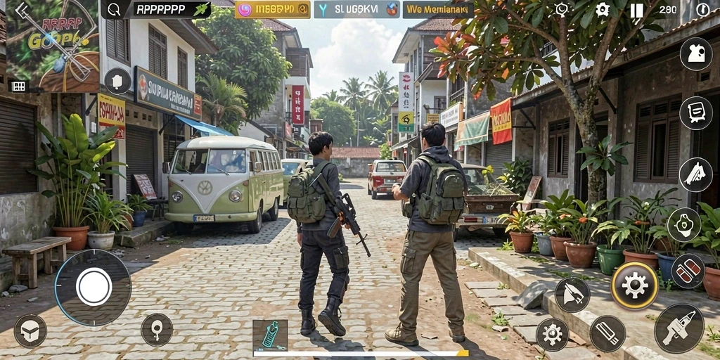 Tampilan screenshot RPRPRP yang menunjukkan interaksi gameplay yang seru.