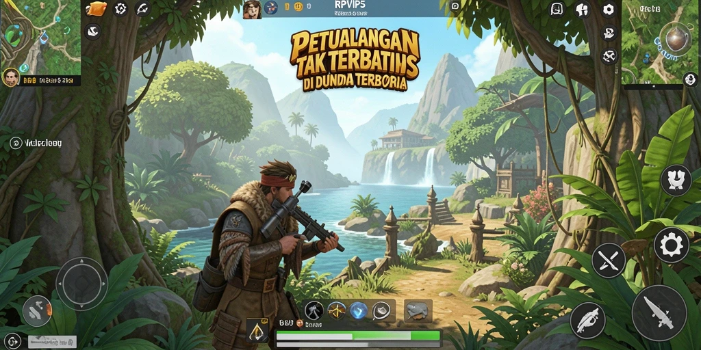 Tampilan lingkungan Open World yang menakjubkan di RPVIP5.