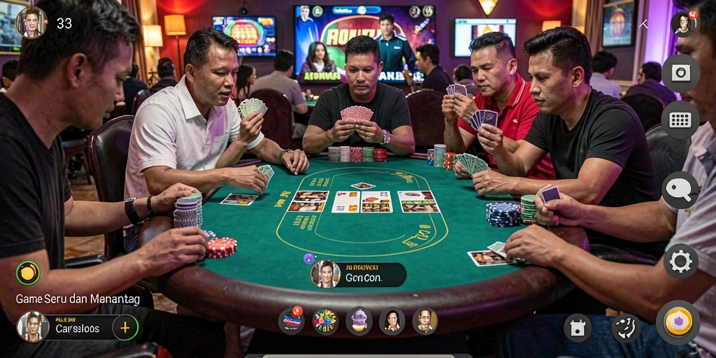 Tampilan gameplay S13 yang mendebarkan saat bermain Poker.