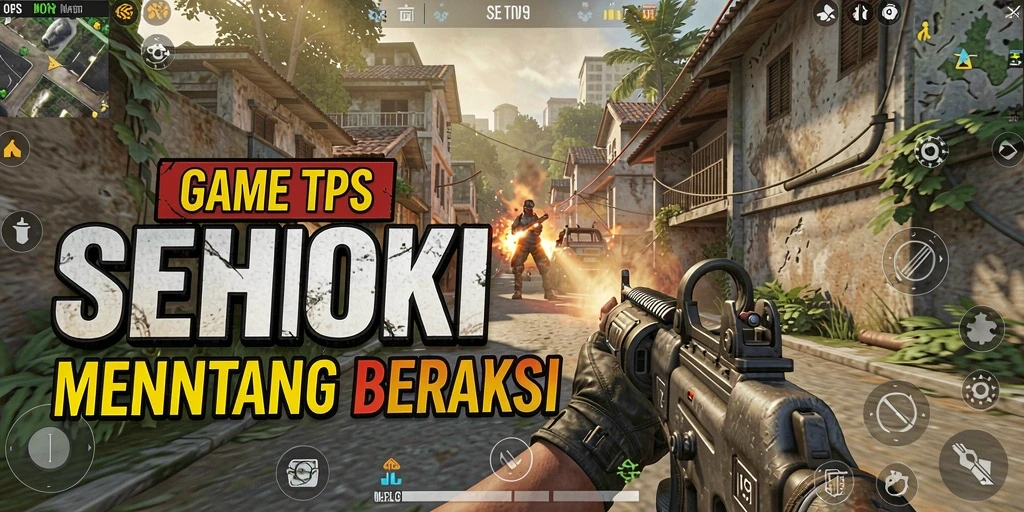 Tampilan grafis SEHOKI menampilkan aksi TPS yang mendebarkan.
