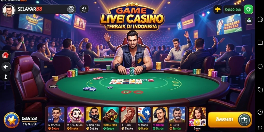 Tampilan gameplay menarik di SELAYAR88 dengan dealer profesional.